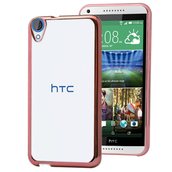 Microsonic HTC Desire 820 Kılıf Skyfall Transparent Clear Rose Gold Microsonic HTC Desire 820 Kılıf Skyfall Transparent Clear Rose Gold