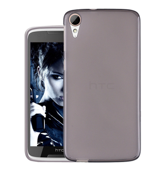 Microsonic HTC Desire 828 Kılıf Transparent Soft Siyah
