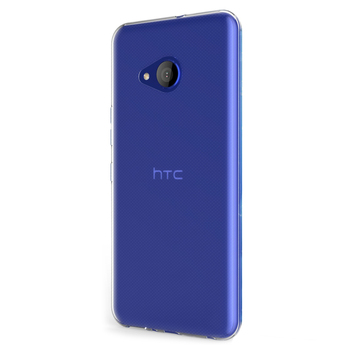 Microsonic HTC U11 Life Kılıf Transparent Soft Beyaz