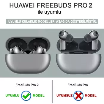 Microsonic Huawei FreeBuds Pro 2 Kılıf Cartoon Figürlü Silikon Crtn-Fgr-Ntnd