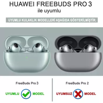 Microsonic Huawei FreeBuds Pro 3 Kılıf Cartoon Figürlü Silikon Crtn-Fgr-Ct-Dnzr-Ysl