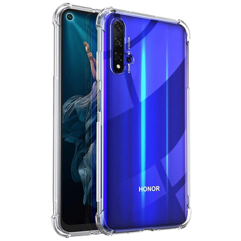 Microsonic Huawei Honor 20 Kılıf Anti Shock Silikon Şeffaf