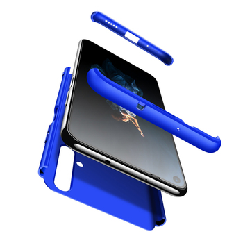 Microsonic Huawei Honor 20 Kılıf Double Dip 360 Protective AYS Mavi