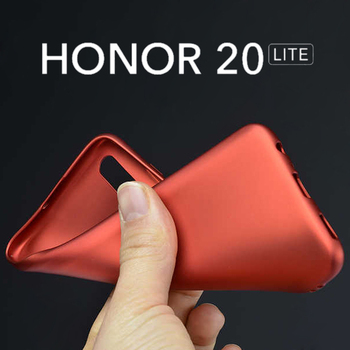 Microsonic Huawei Honor 20 Lite Kılıf Matte Silicone Mor