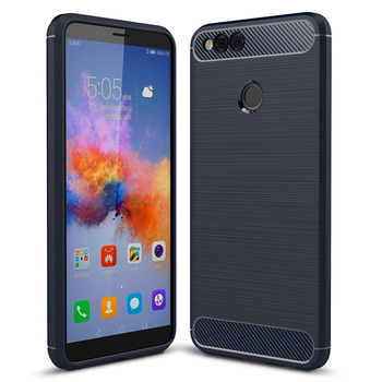 Microsonic Huawei Honor 7X Kılıf Room Silikon Lacivert Microsonic Huawei Honor 7X Kılıf Room Silikon Lacivert