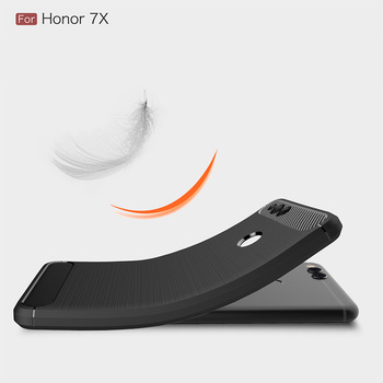 Microsonic Huawei Honor 7X Kılıf Room Silikon Siyah