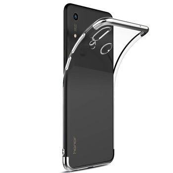 Microsonic Huawei Honor 8A Kılıf Skyfall Transparent Clear Gümüş