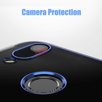Microsonic Huawei Honor 8A Kılıf Skyfall Transparent Clear Siyah