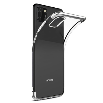 Microsonic Huawei Honor 9S Kılıf Skyfall Transparent Clear Gümüş