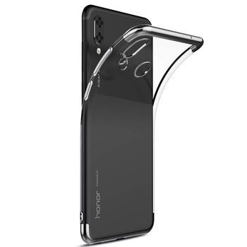Microsonic Huawei Honor Play Kılıf Skyfall Transparent Clear Gümüş