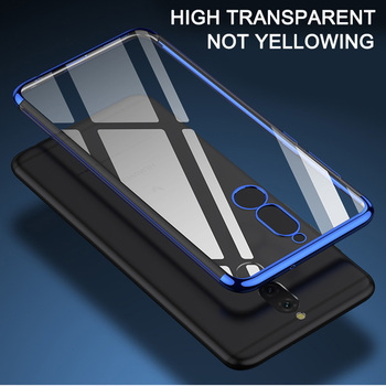 Microsonic Huawei Mate 10 Lite Kılıf Skyfall Transparent Clear Siyah