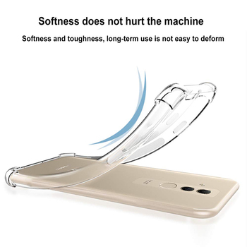 Microsonic Huawei Mate 20 Lite Kılıf Anti Shock Silikon Şeffaf