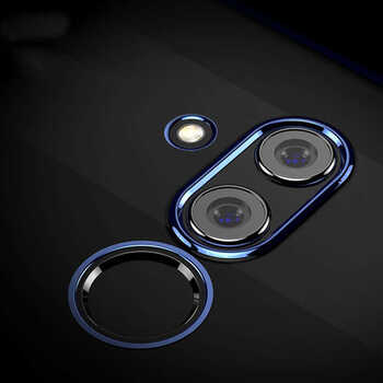 Microsonic Huawei Mate 20 Lite Kılıf Skyfall Transparent Clear Siyah