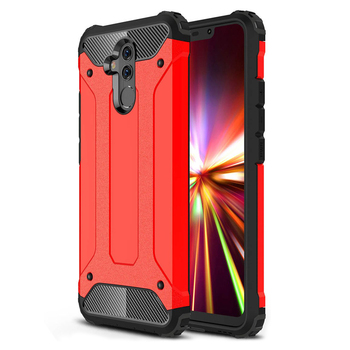 Microsonic Huawei Mate 20 Lite Kılıf Rugged Armor Kırmızı Microsonic Huawei Mate 20 Lite Kılıf Rugged Armor Kırmızı