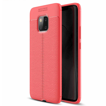 Microsonic Huawei Mate 20 Pro Kılıf Deri Dokulu Silikon Kırmızı Microsonic Huawei Mate 20 Pro Kılıf Deri Dokulu Silikon Kırmızı