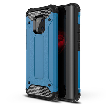 Microsonic Huawei Mate 20 Pro Kılıf Rugged Armor Mavi