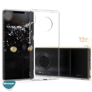Microsonic Huawei Mate 30 Pro Kılıf Transparent Soft Beyaz