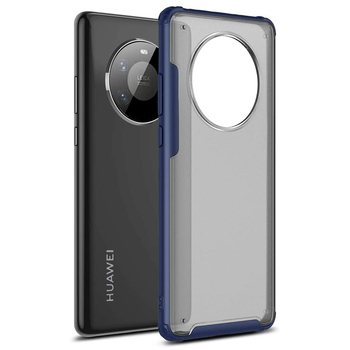 Microsonic Huawei Mate 40 Pro Kılıf Frosted Frame Lacivert Microsonic Huawei Mate 40 Pro Kılıf Frosted Frame Lacivert