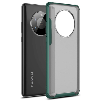 Microsonic Huawei Mate 40 Pro Kılıf Frosted Frame Yeşil Microsonic Huawei Mate 40 Pro Kılıf Frosted Frame Yeşil