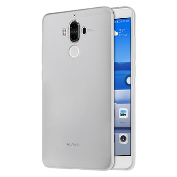 Microsonic Huawei Mate 9 Kılıf Transparent Soft Beyaz