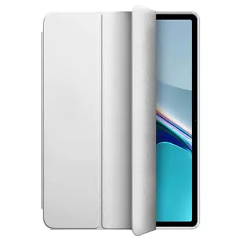 Microsonic Huawei MatePad Air Kılıf Slim Translucent Back Smart Cover Gümüş