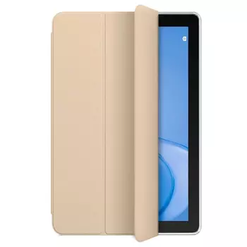 Microsonic Huawei MatePad T10 Kılıf Slim Translucent Back Smart Cover Gold