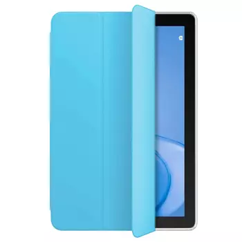 Microsonic Huawei MatePad T10S Kılıf Slim Translucent Back Smart Cover Mavi