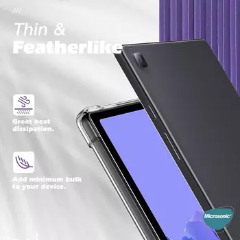 Microsonic Huawei MediaPad T3 10 Kılıf Shock Absorbing Şeffaf