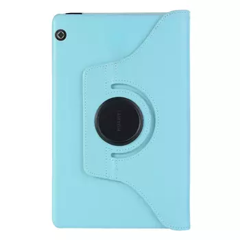 Microsonic Huawei MediaPad T5 10'' Kılıf 360 Rotating Stand Deri Mavi
