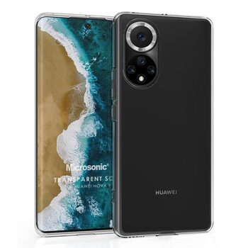 Microsonic Huawei Nova 9 Kılıf Transparent Soft Beyaz Microsonic Huawei Nova 9 Kılıf Transparent Soft Beyaz