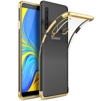 Microsonic Huawei P Smart 2019 Kılıf Skyfall Transparent Clear Gold