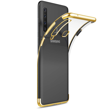 Microsonic Huawei P Smart 2019 Kılıf Skyfall Transparent Clear Gold