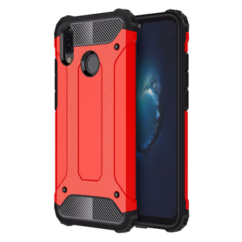 Microsonic Huawei P Smart 2019 Kılıf Rugged Armor Kırmızı