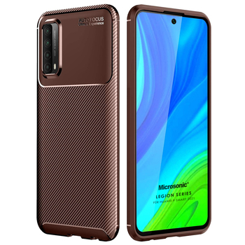 Microsonic Huawei P Smart 2021 Kılıf Legion Series Kahverengi Microsonic Huawei P Smart 2021 Kılıf Legion Series Kahverengi