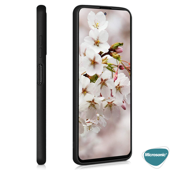 Microsonic Huawei P Smart 2021 Kılıf Matte Silicone Siyah