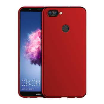 Microsonic Huawei P Smart Kılıf Matte Silicone Bordo