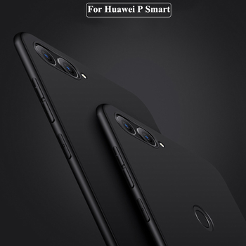 Microsonic Huawei P Smart Kılıf Matte Silicone Siyah