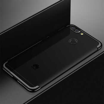 Microsonic Huawei P Smart Kılıf Skyfall Transparent Clear Siyah