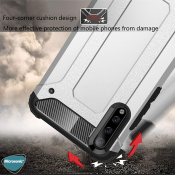 Microsonic Huawei P Smart S Kılıf Rugged Armor Siyah