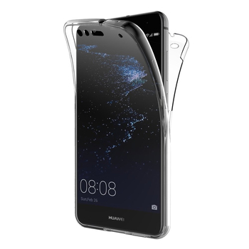 Microsonic Huawei P10 Lite Kılıf Komple Gövde Koruyucu Silikon Şeffaf