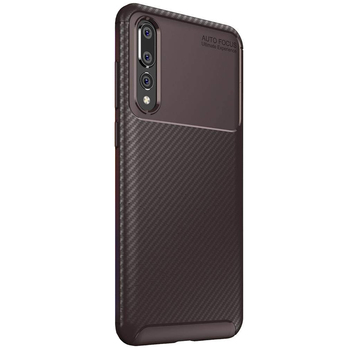 Microsonic Huawei P20 Lite Kılıf Legion Series Kahverengi