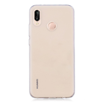 Microsonic Huawei P20 Lite Kılıf Transparent Soft Beyaz Microsonic Huawei P20 Lite Kılıf Transparent Soft Beyaz