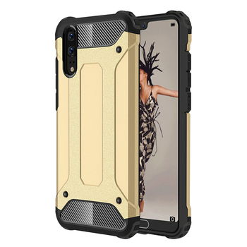 Microsonic Huawei P20 Kılıf Rugged Armor Gold Microsonic Huawei P20 Kılıf Rugged Armor Gold