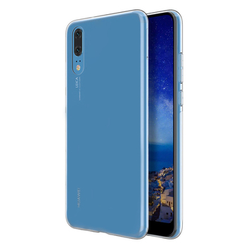 Microsonic Huawei P20 Kılıf Transparent Soft Beyaz Microsonic Huawei P20 Kılıf Transparent Soft Beyaz