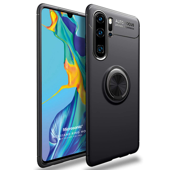 Microsonic Huawei P30 Pro Kılıf Kickstand Ring Holder Siyah Microsonic Huawei P30 Pro Kılıf Kickstand Ring Holder Siyah