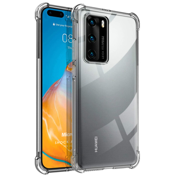 Microsonic Huawei P40 Kılıf Anti Shock Silikon Şeffaf