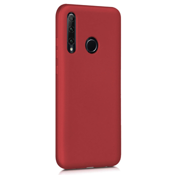 Microsonic Huawei P40 Lite E Kılıf Matte Silicone Kırmızı