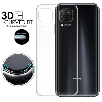 Microsonic Huawei P40 Lite Ön + Arka Kavisler Dahil Tam Ekran Kaplayıcı Film