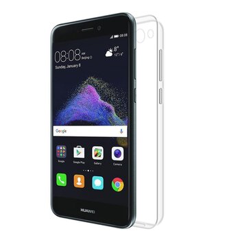 Microsonic Huawei P9 Lite 2017 Kılıf Transparent Soft Beyaz