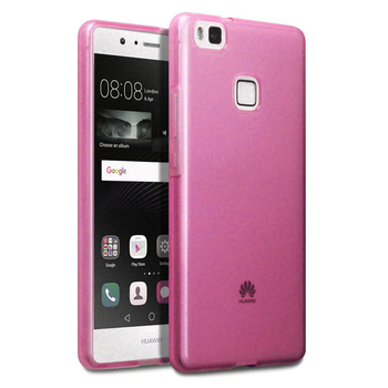 Microsonic Huawei P9 Lite Kılıf Transparent Soft Pembe